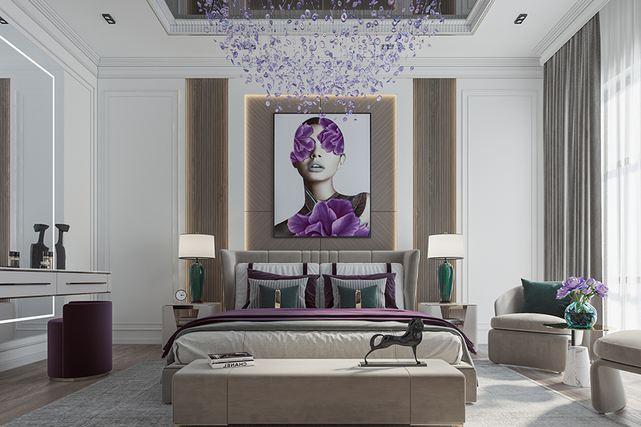 azure opulence bedroom