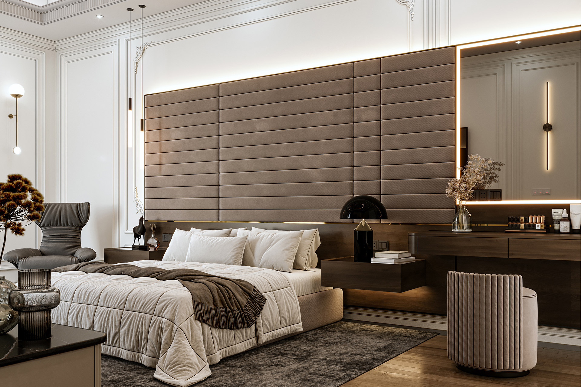 classic luxury bedroom