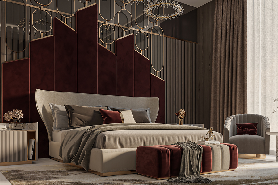 luxurious master bedroom