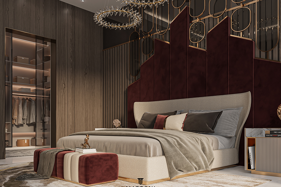 luxurious master bedroom