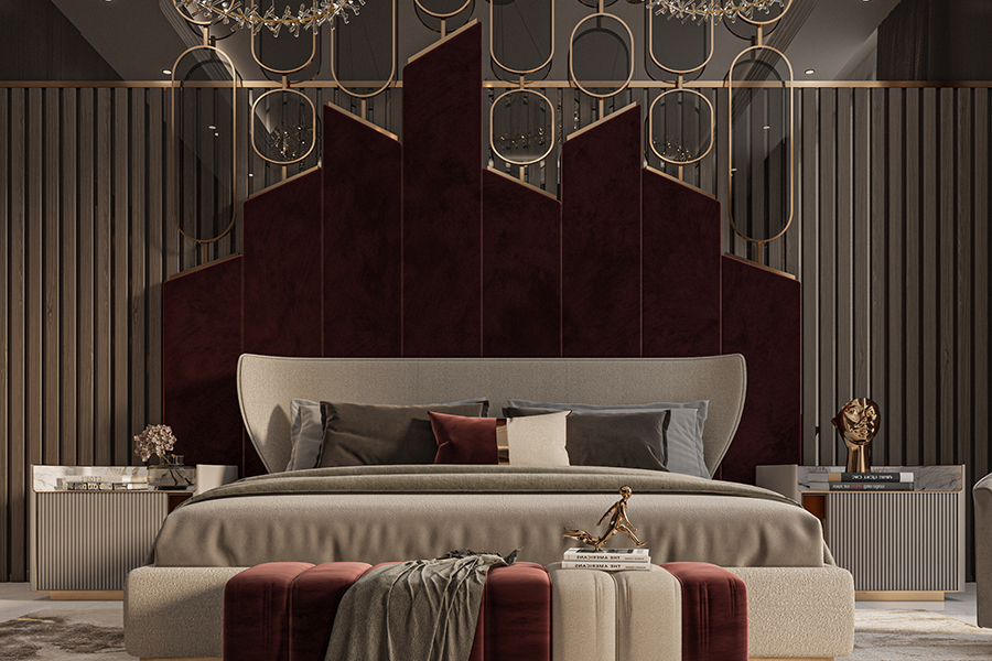 luxurious master bedroom