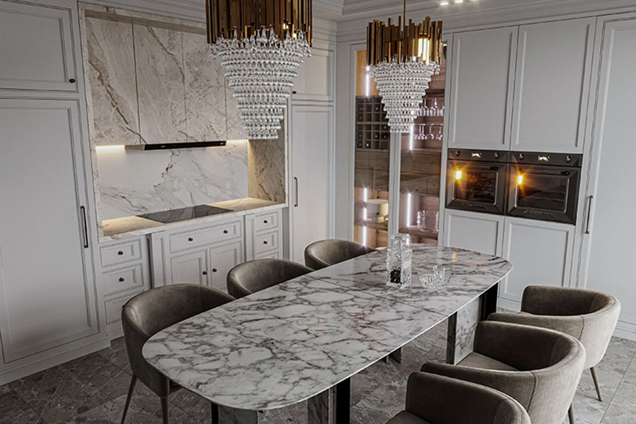 luxury classic kitchen