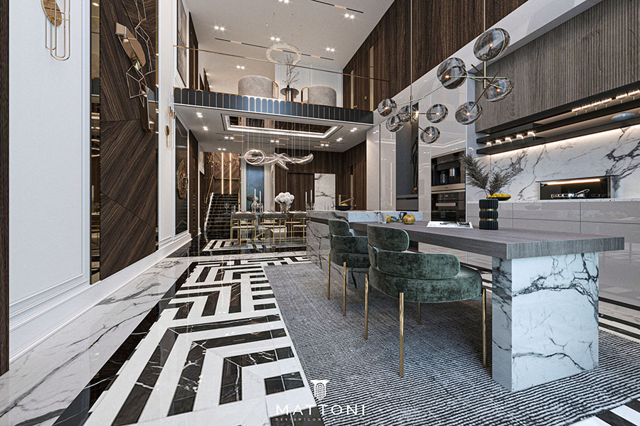 luxury modern kitchen