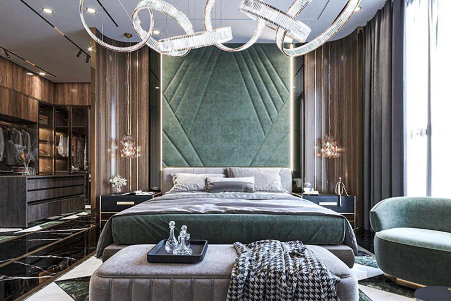 luxury modern master bedroom