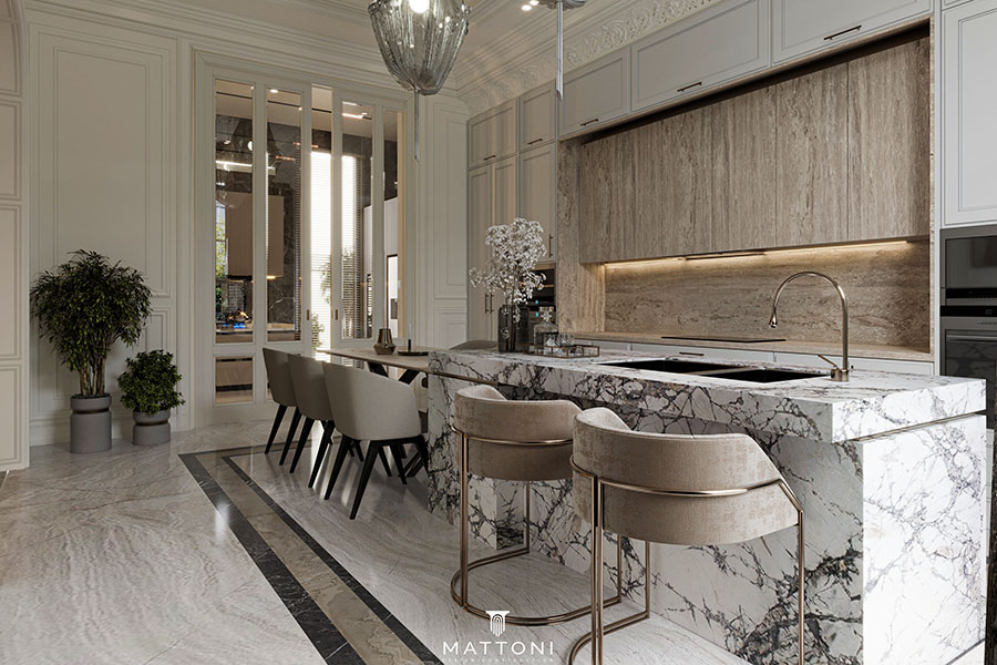 modern dining & kitchen