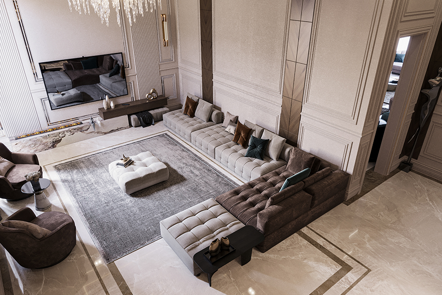 open living room